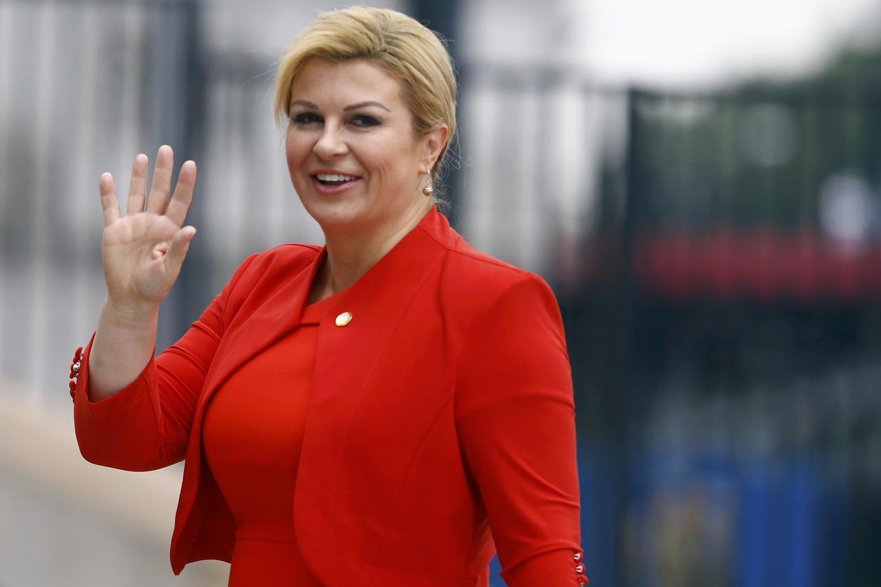 Croatia's President Grabar-Kitarovic arrives for the NATO Summit in WarsawCroatia's President Kolinda Grabar-Kitarovic arrives for the NATO Summit in Warsaw, Poland July 9, 2016. REUTERS/Kacper Pempel KACPER PEMPEL