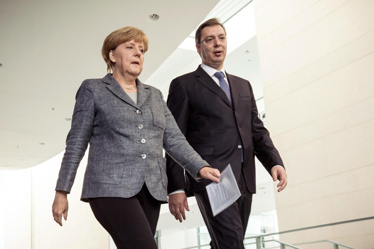 Angela Merkel i Aleksandar Vučić