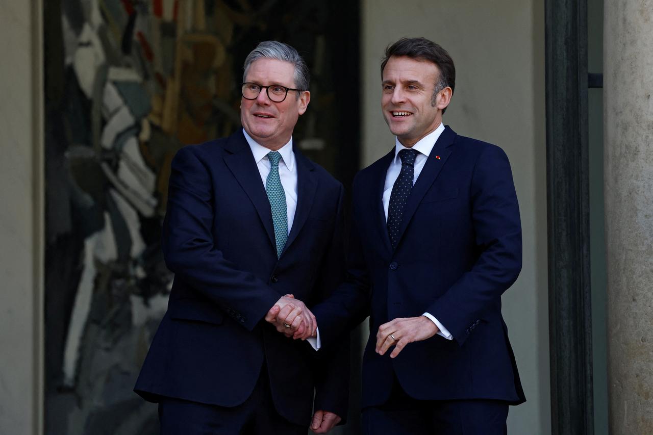 French President Macron hosts a meeting of European leaders on Ukraine in Paris