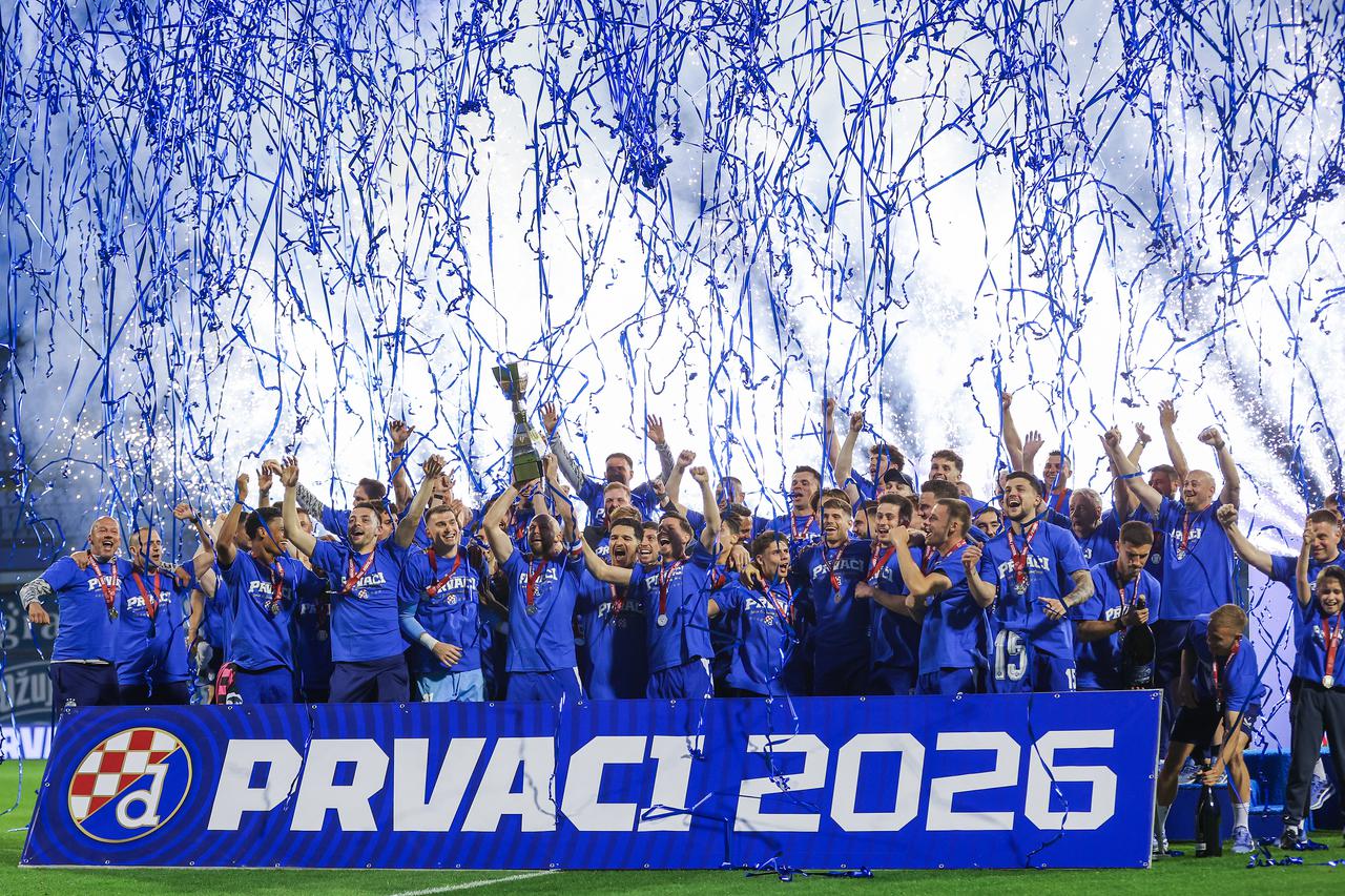 Zagreb: GNK Dinamo osvojio Prvenstvo 2026.