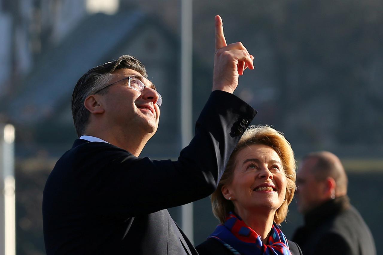 Andrej Plenković i Ursula von der Leyen