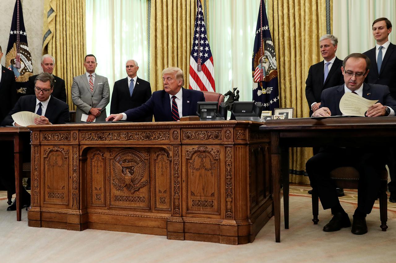 Vučić i Hoti u Bijeloj kući