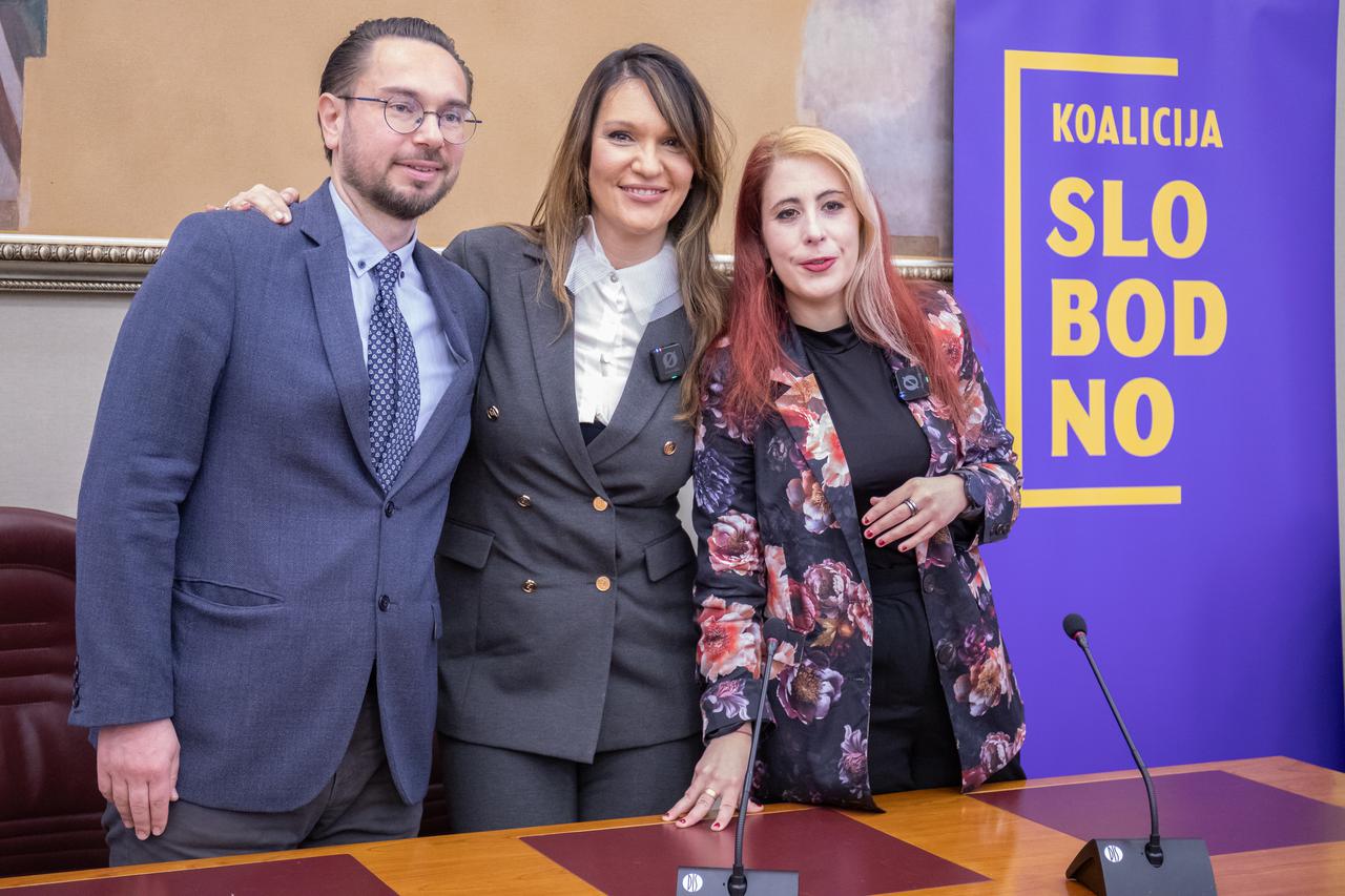 Stranka "Srđ je Grad" održala je konferenciju za medije na temu modela izlaska na lokalne izbore u gradu Dubrovniku