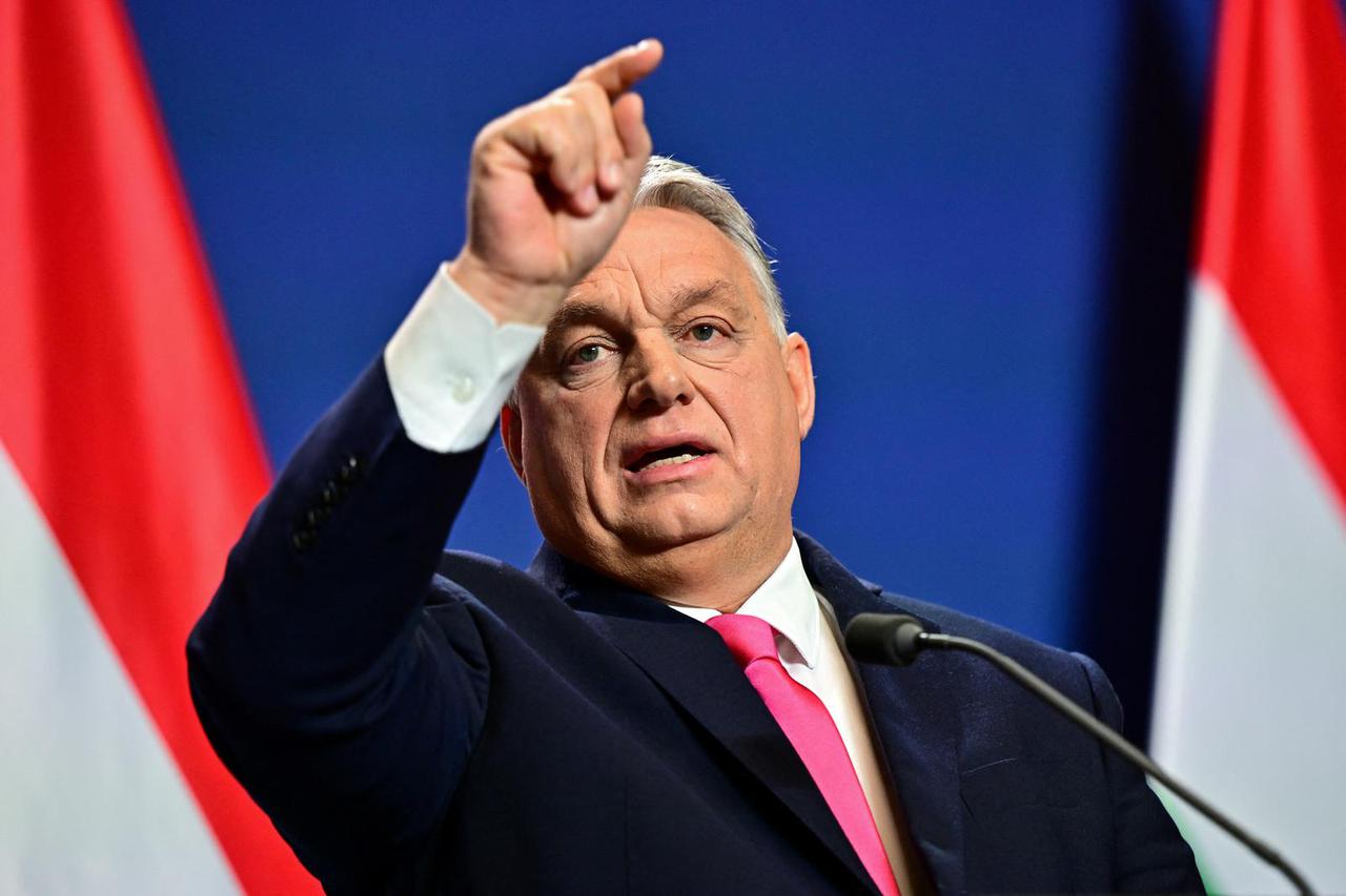 Hungarian PM Orban holds an annual international media briefing, in Budapest