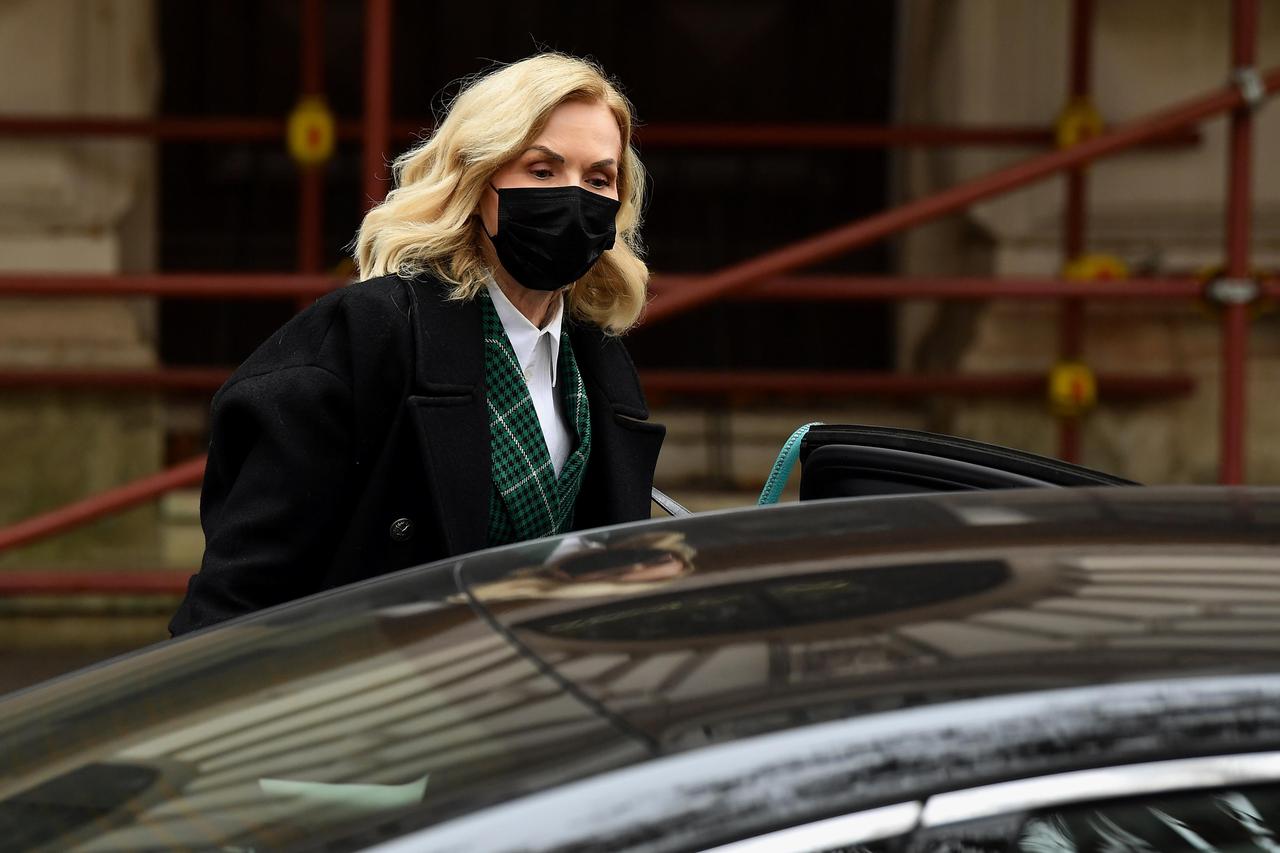 Zagreb: Jadranka Sloković, odvjetnica Gabrijele Žalac, ispred zgrade Županijskog suda