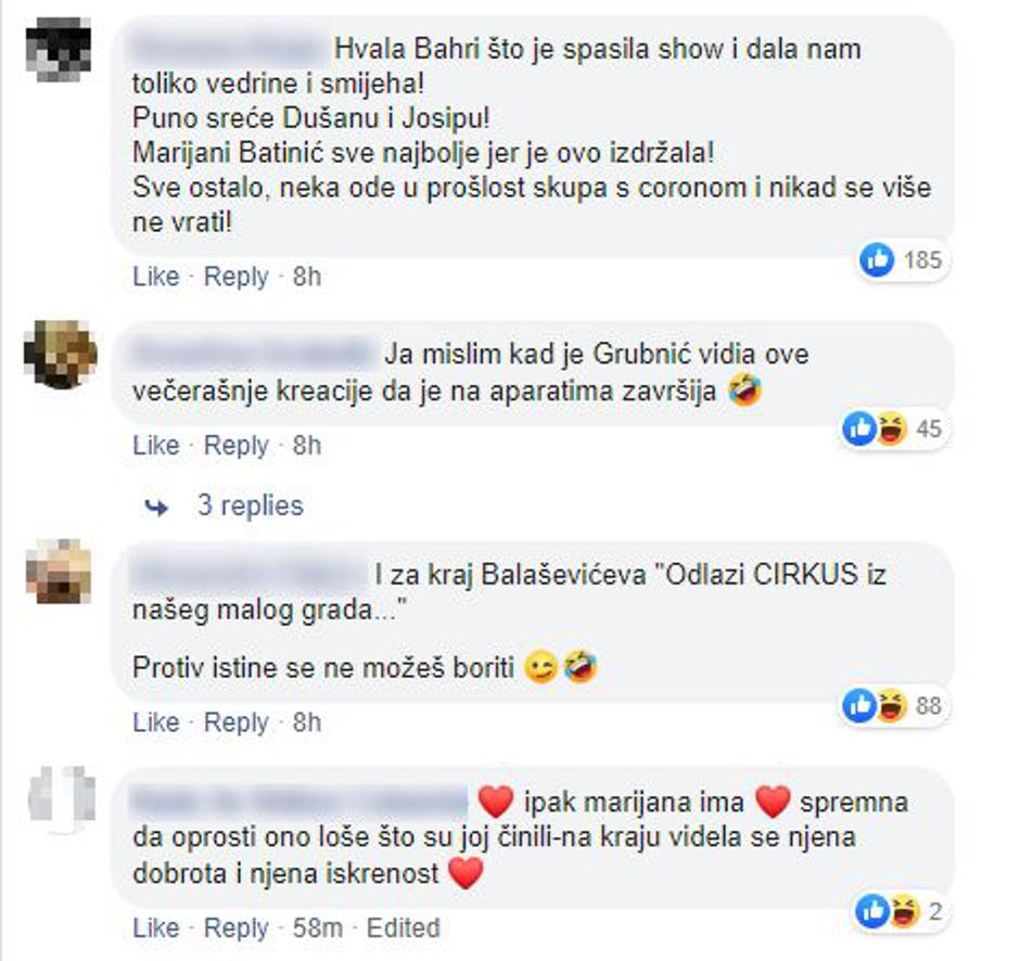 Ljubav je na selu reakcije