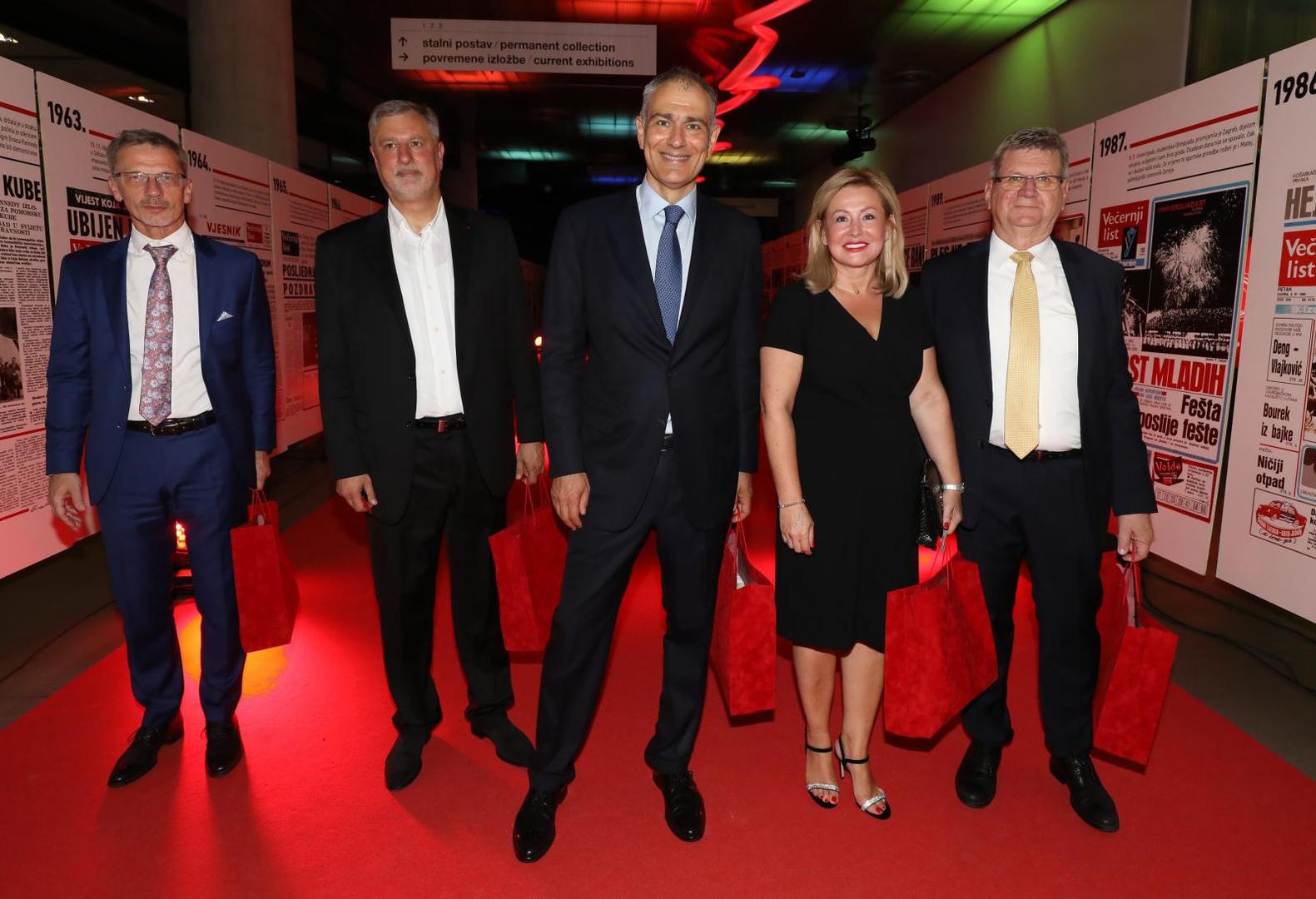 01.07.2019.,Zagreb - U MSU odrzana proslava povodom 60 godina Vecernjeg lista. Boris Vujcic,  Emil Tedeschi, Mirando Mrsic
Photo: Jurica Galoic/PIXSEL