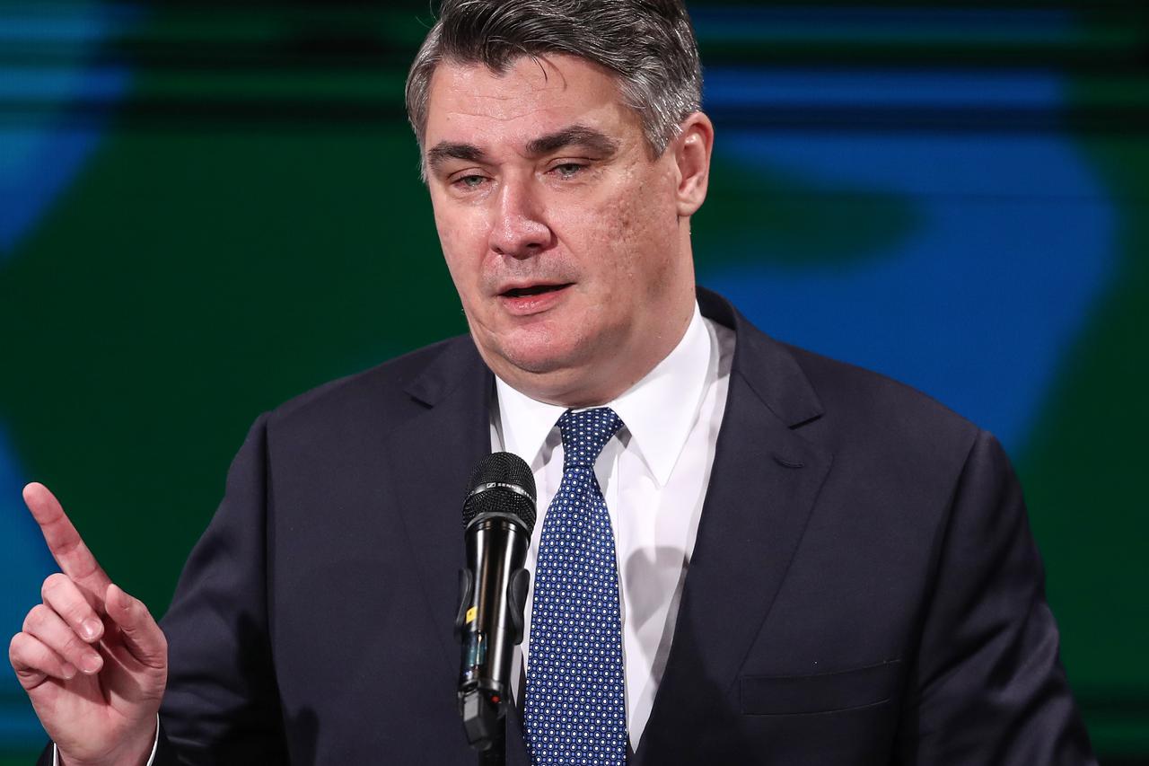 ARHIVA: Zagreb: Zoran Milanović obratio se nakon objave prvih neslužbenih rezultata