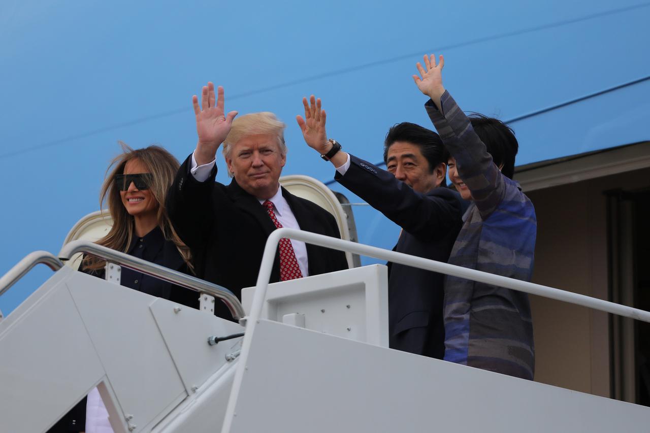 Donald Trump, Shinzo Abe