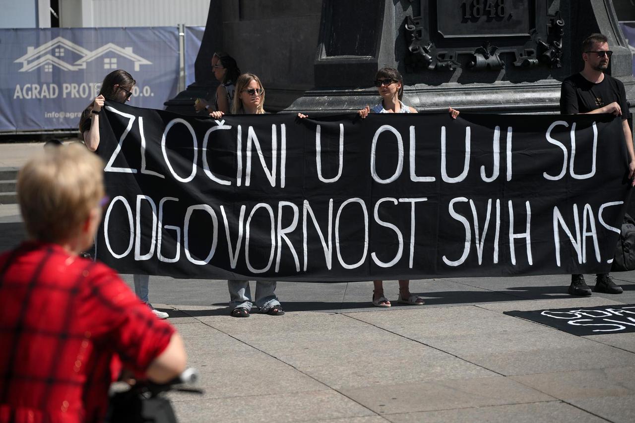 U Zagrebu održana antiratna akcija povodom 31. obljetnice Oluje