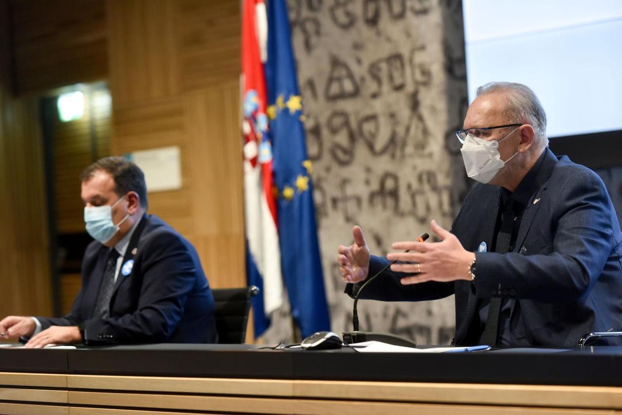 Zagreb: Redovna konferencija Nacionalnog stožera civilne zaštite