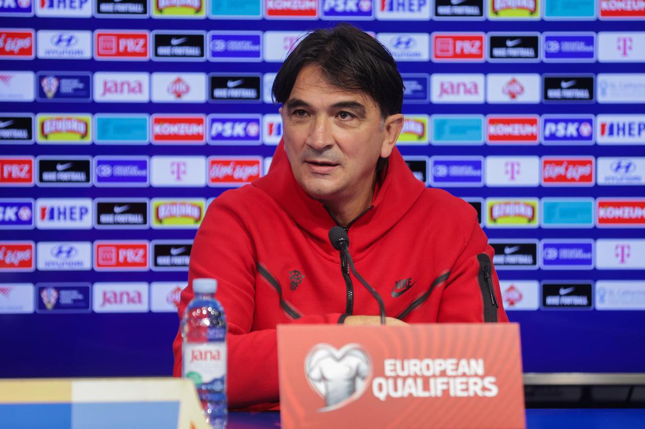Zagreb: Zlatko Dalić i Lovro Majer na konferenciji za medije uoči utakmice protiv Armenije