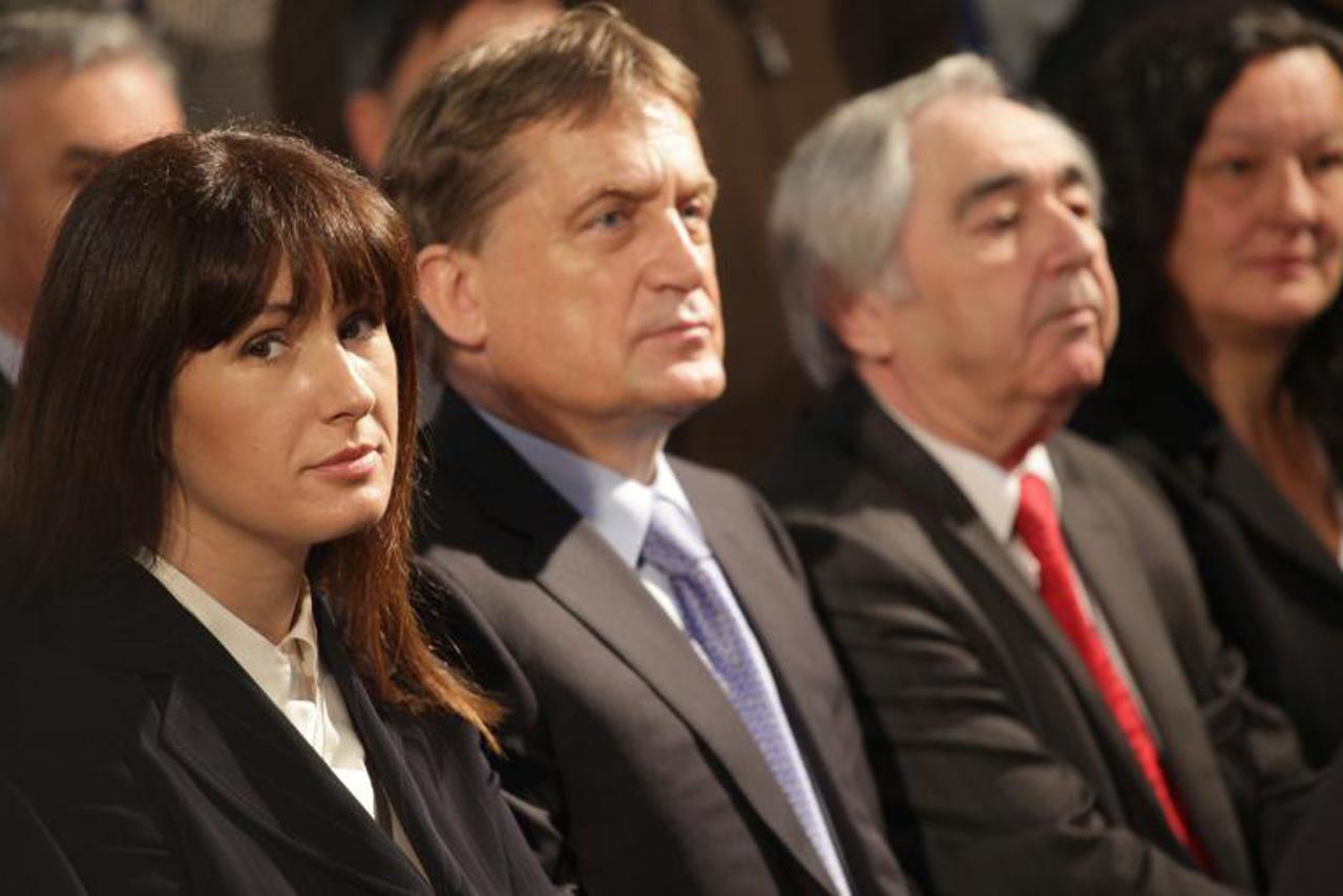 Božidar Kalmeta sa suprugom Dolores Grdović-Kalmeta