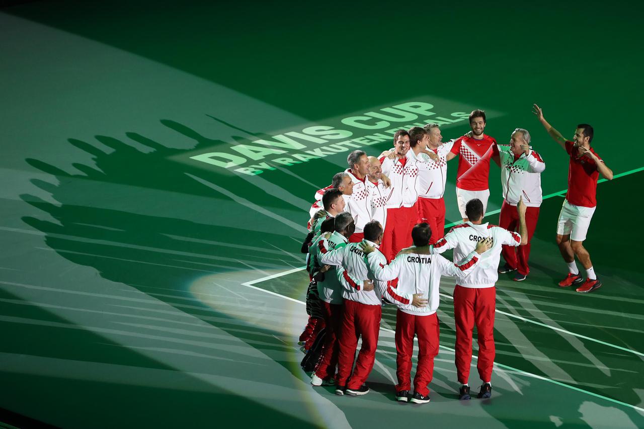 Italy v Croatia - Davis Cup Finals 2021 by Rakuten - Quarter Final - Pala Alpitour Arena