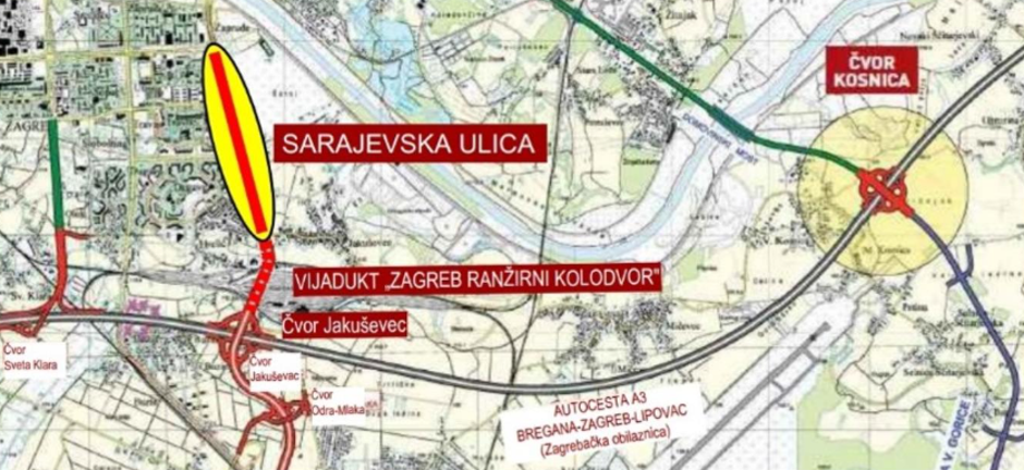 Grad Zagreb kreće u izgradnju i rekonstrukciju Sarajevske ceste