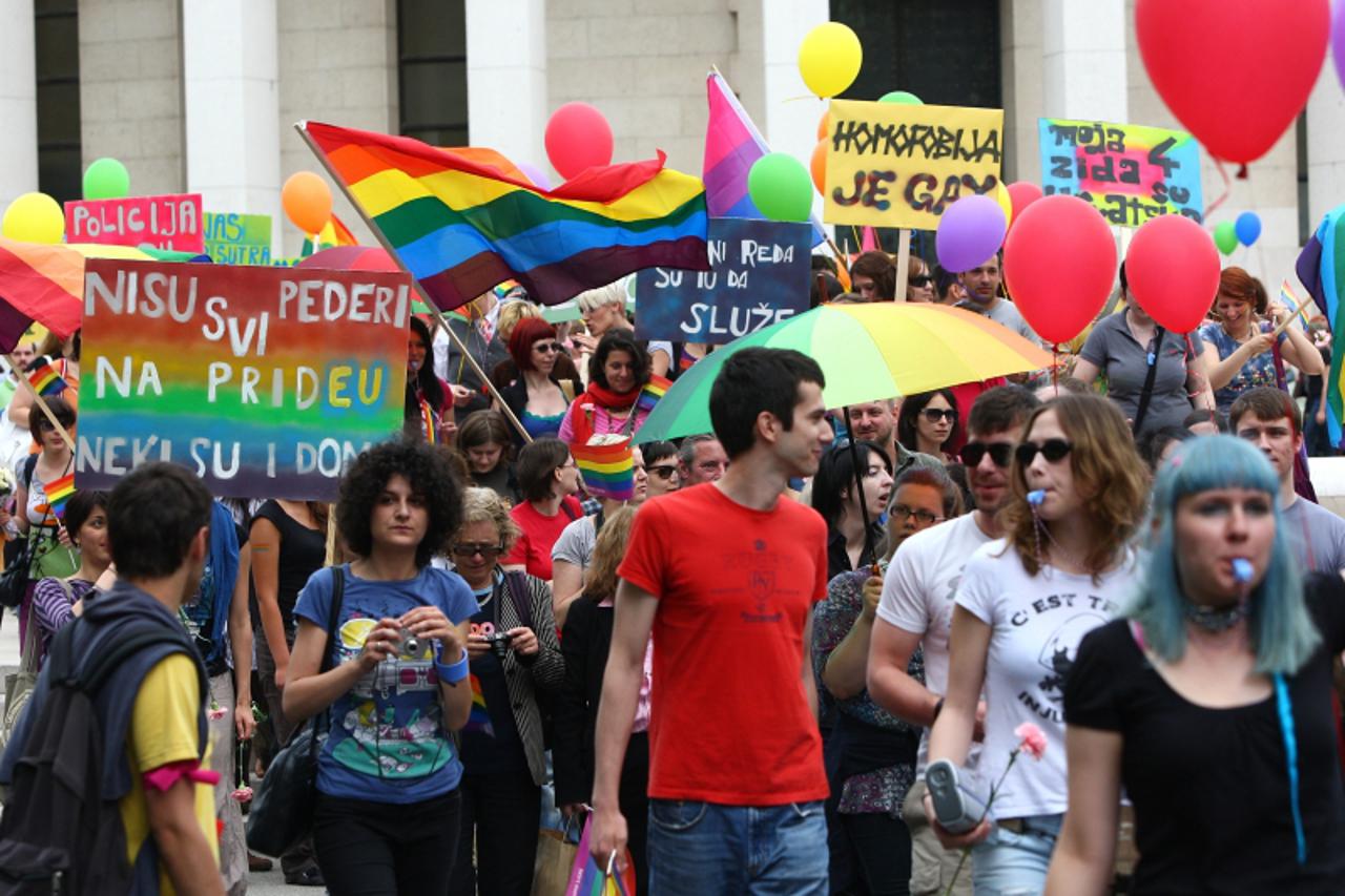 '19.06.2010., Zagreb - Hrvatska, Deveta po redu gay parada Zagreb Pride 2010. Photo: Igor Kralj/PIXSELL'