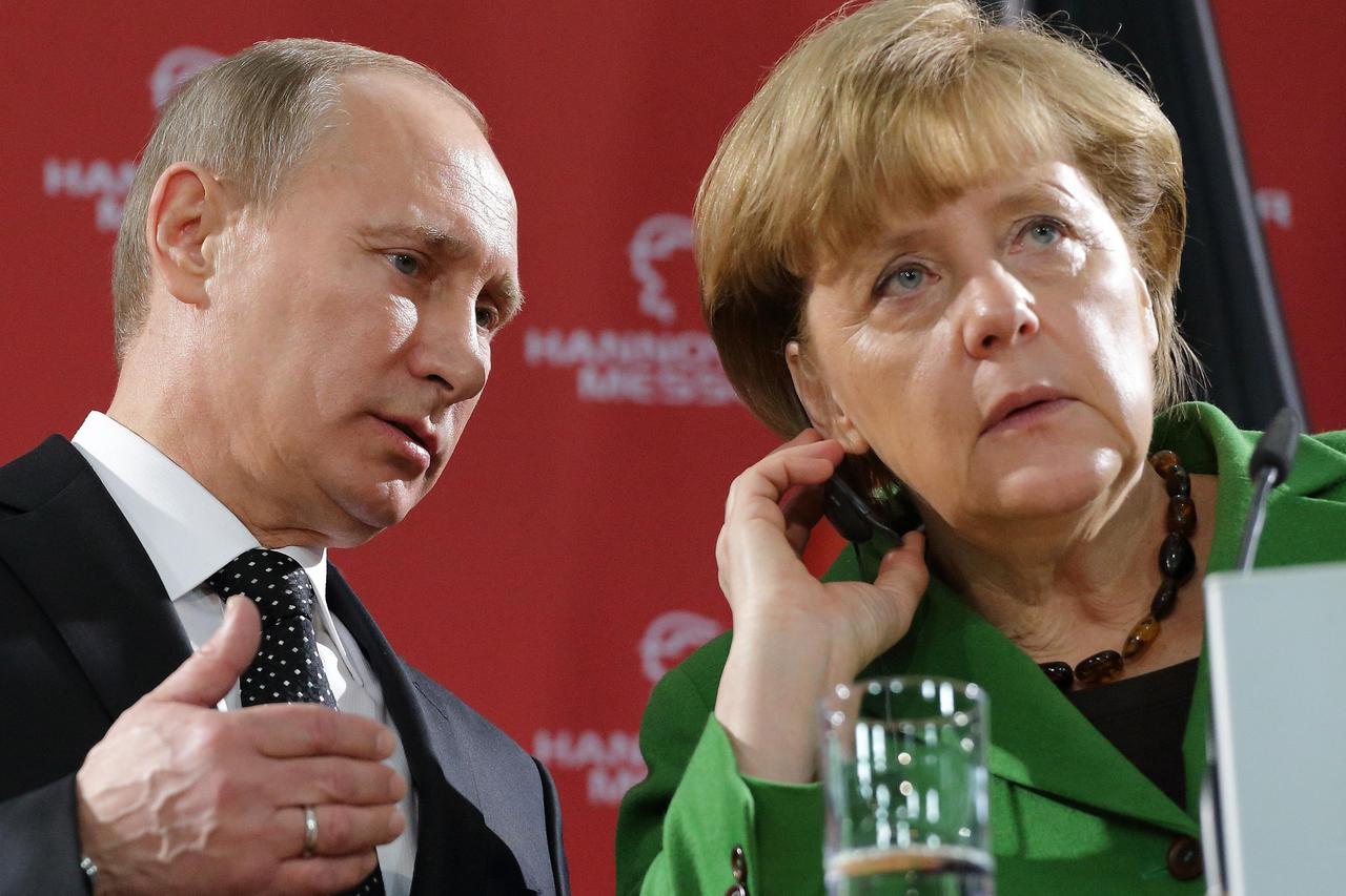 Vladimir Putin und Angela Merkel