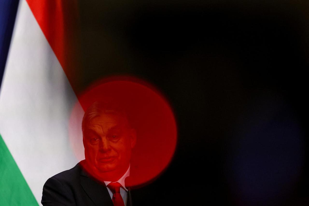 Hungarian Prime Minister Viktor Orban holds an international press conference in Budapest