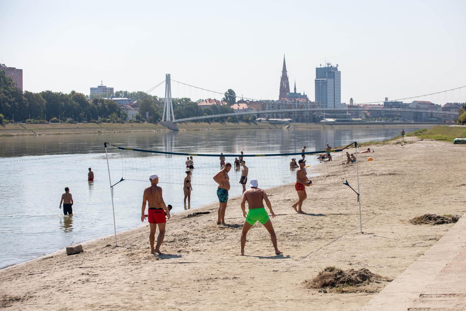 23.08.2023., Osijek - Ilustracija toplinskog vala u Osijeku Photo: Borna Jaksic/PIXSELL