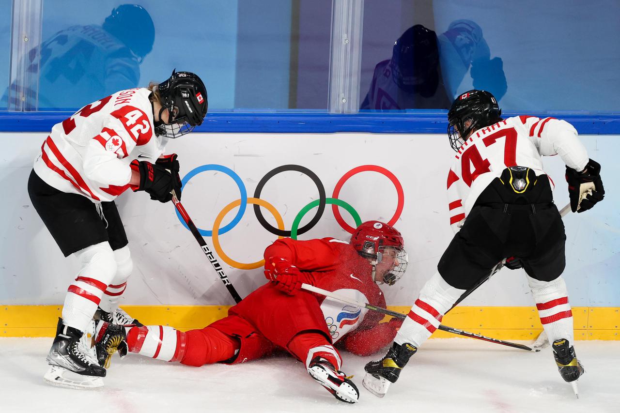Beijing 2022 Olympics: women's ice hockey group stage, ROC 1 - 6 Canada