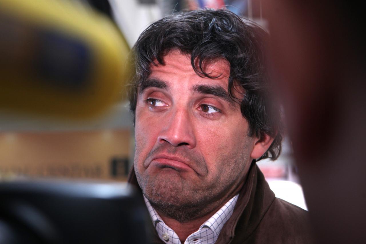 \'11.02.2011. Zagreb Zagrebacki aerodrom Pleso. Igraci NK Dinama vratili su se sa zimskih priprema iz Turske. Zoran Mamic ,izvrsni dopredsjednik NK Dinama. Photo: Robert Anic/PIXSELL\'