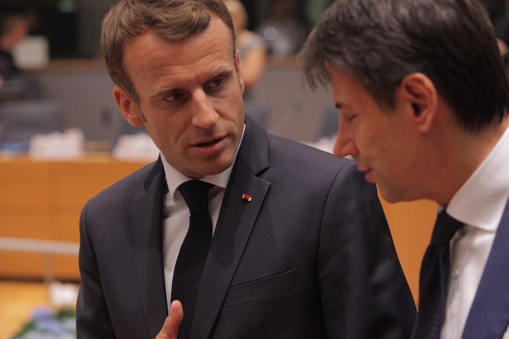 Francuski predsjednik Emmanuel Macron na početku sastanka Europskog vijeća u Bruxellesu