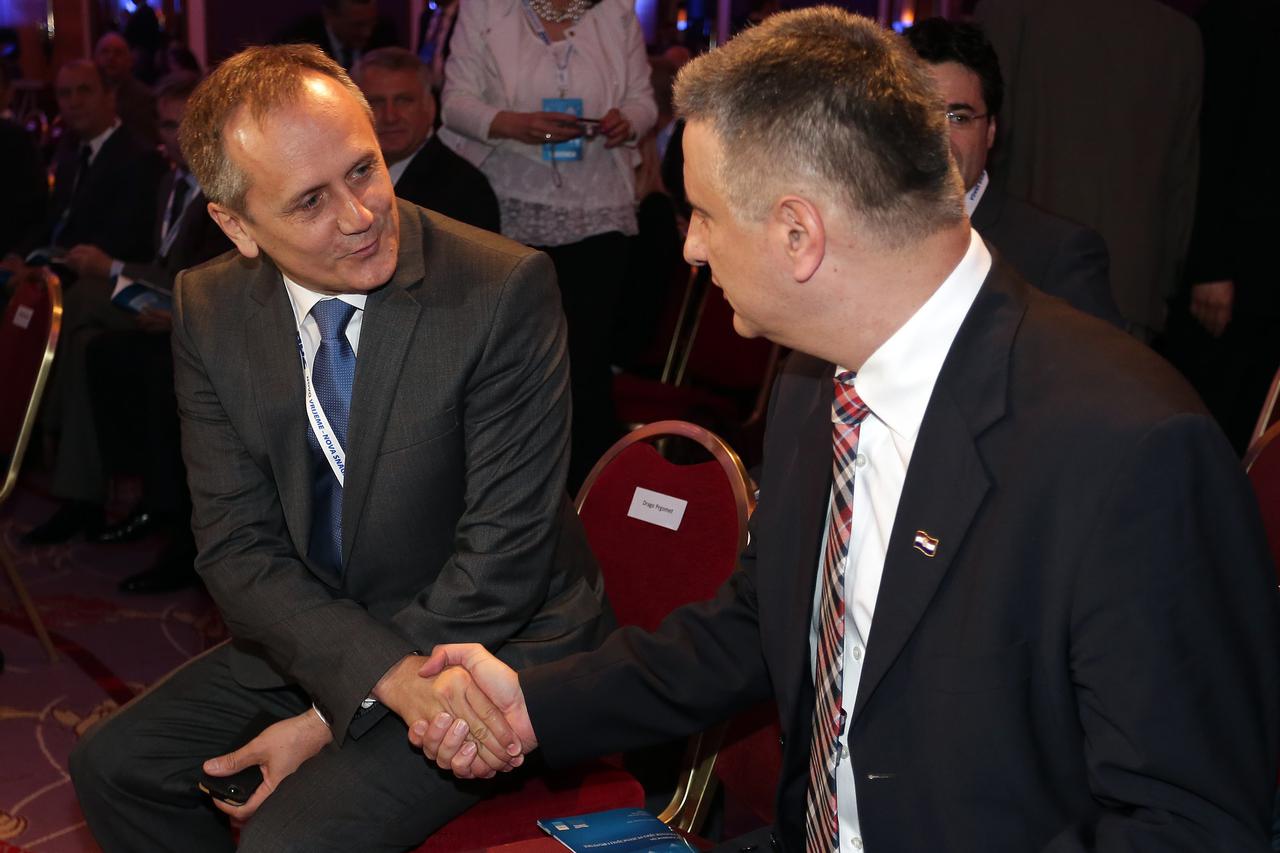 Drago Prgomet i Tomislav Karamarko 2014. godine