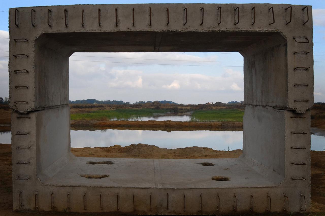 Radovi na kopanju kanala Dunav - Sava