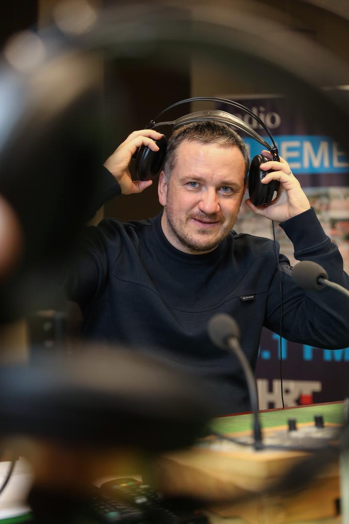 24.02.2025., Zagreb, HRT, radio Sljeme - Ivan Hlupic, radijski voditelj i radijski novinar Photo: Robert Anic/PIXSELL