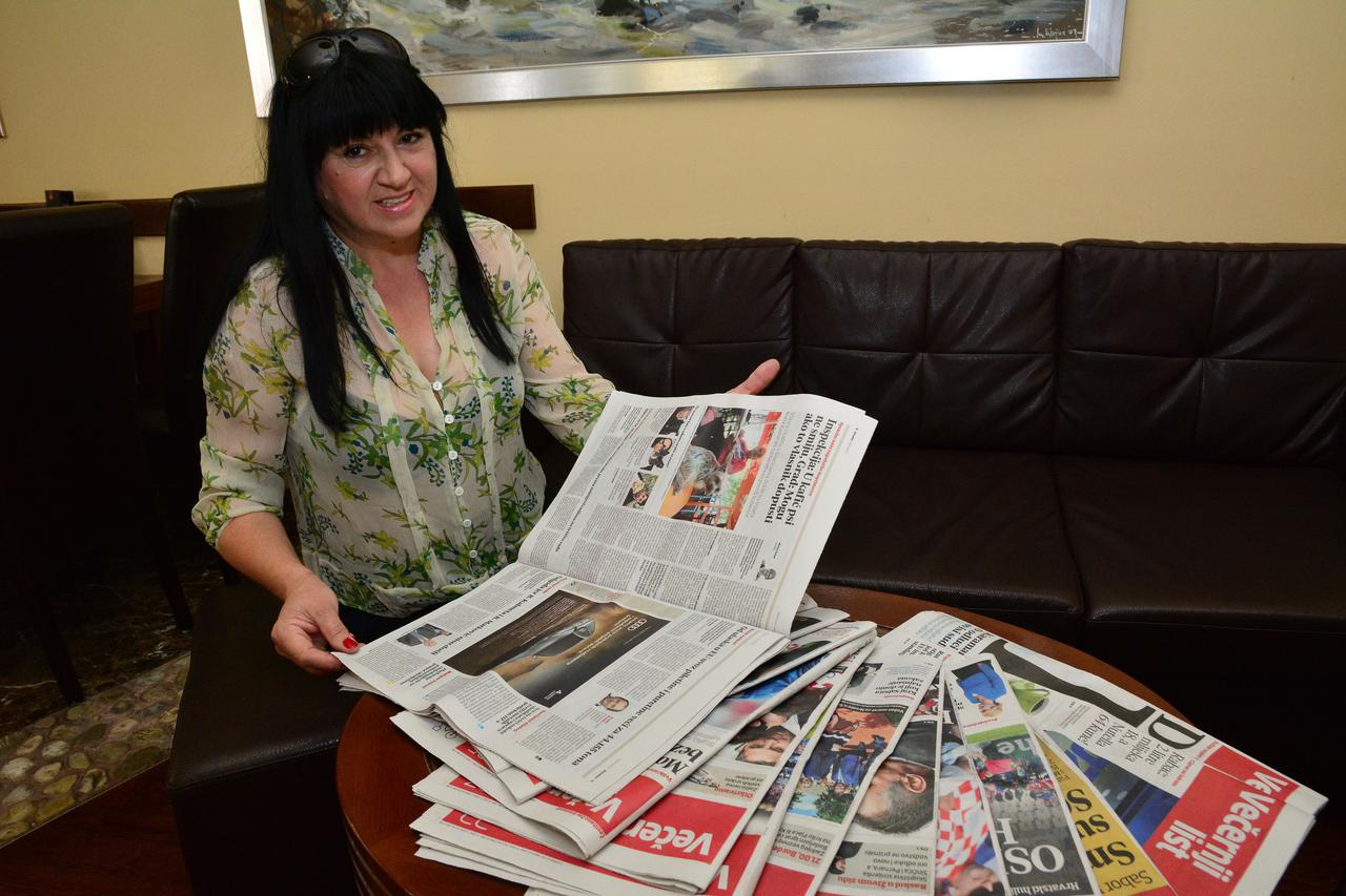 DKS_56140015 30.06.2016., Slavonski Brod - Brodjanka Mira Majstorovic dugogodisnja je vjerna citateljica Vecernjeg lista, rodjena na isti dan kad i novine.  Photo: Ivica Galovic/ PIXSELL