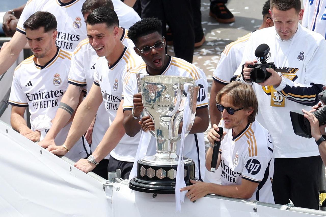 LaLiga - Real Madrid Celebrate Winning LaLiga