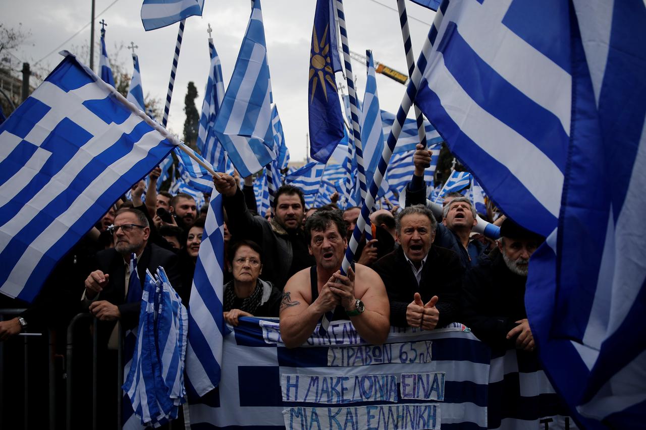 Protest u Ateni protiv imena Makedonija
