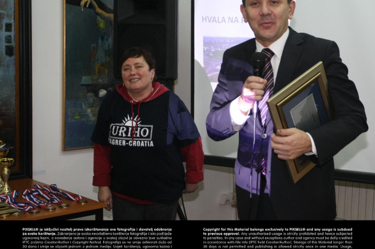 '30.11.2012.,Zagreb - Galerija Sunce, konferencija za novinare ustanove URIHO, predstavljanje projekta izgradnje sportske dvorane za osobe s invaliditetom na Kajzerici. Ivica Lovric Photo: Dalibor Uru