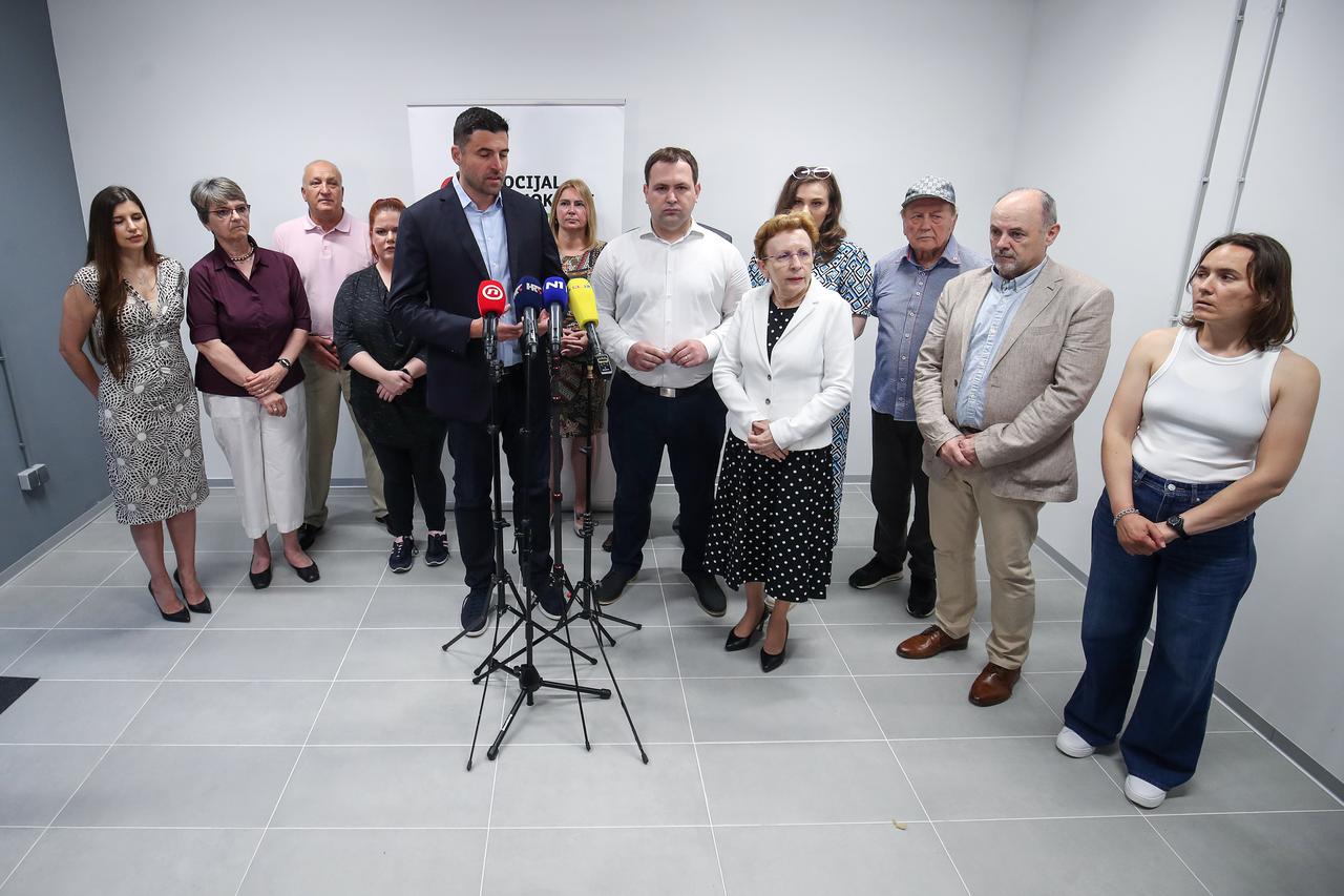 Konferencija za medije udruge Socijaldemokrati grada Zagreba