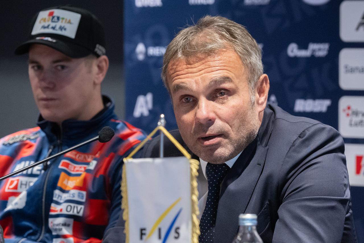 Zagreb: Konferencija za medije Hrvatske skijaške reprezentacije u hotelu Zonar