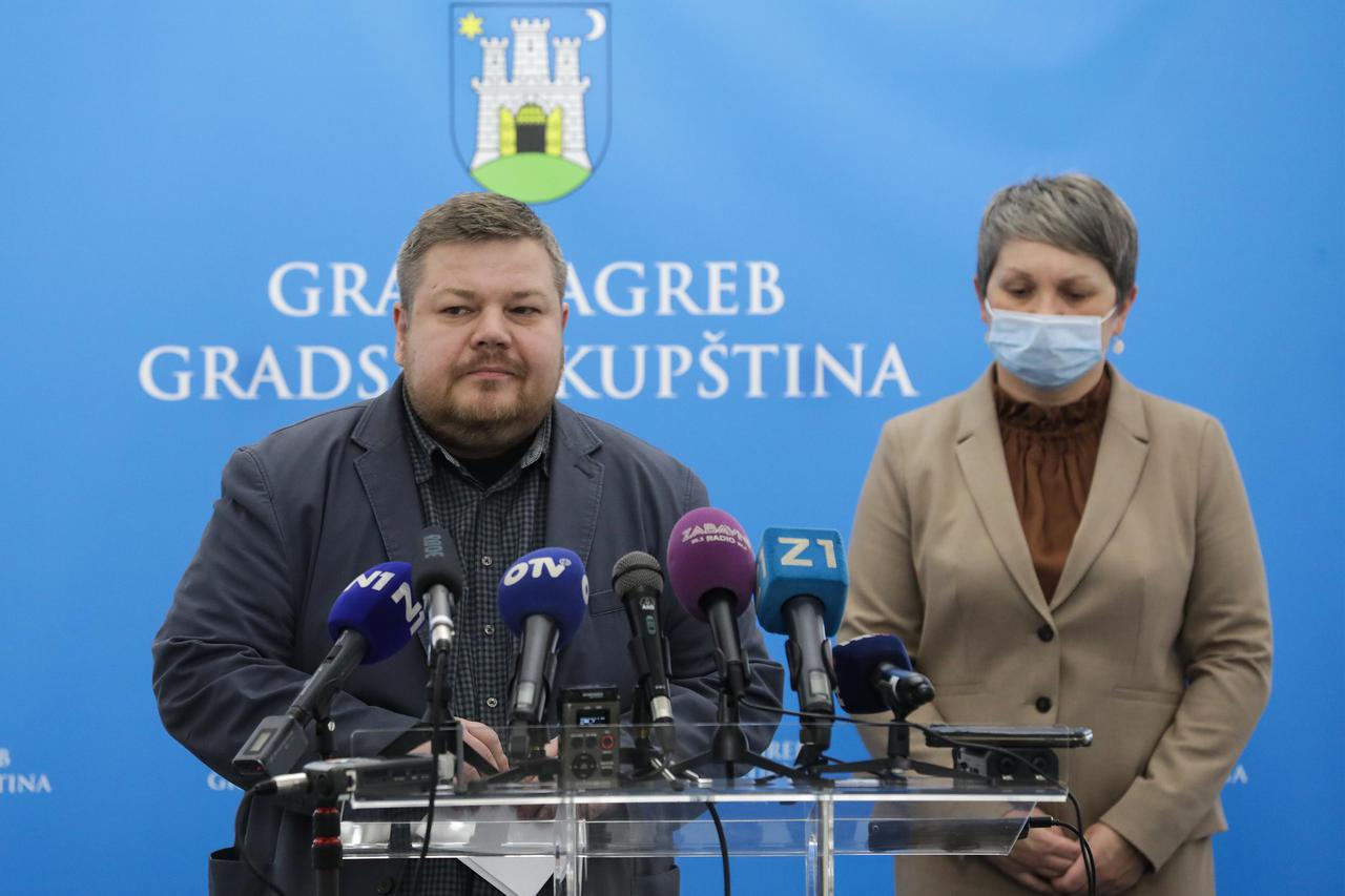 Zagreb: Ivan Račan i Davorka Moslavac Forjan održali konferenciju za medije