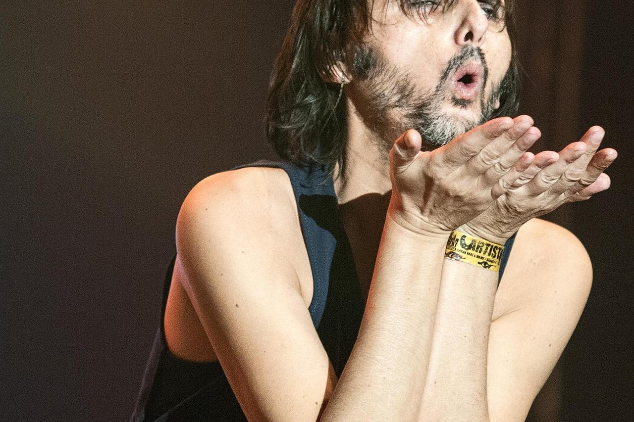 30.11.2013., Dom sportova, Zagreb - Pozitivan koncert povodom obiljezavanja Svjetskog dana borbe protiv HIV/AIDS-a. Goran Bare  Majke. 