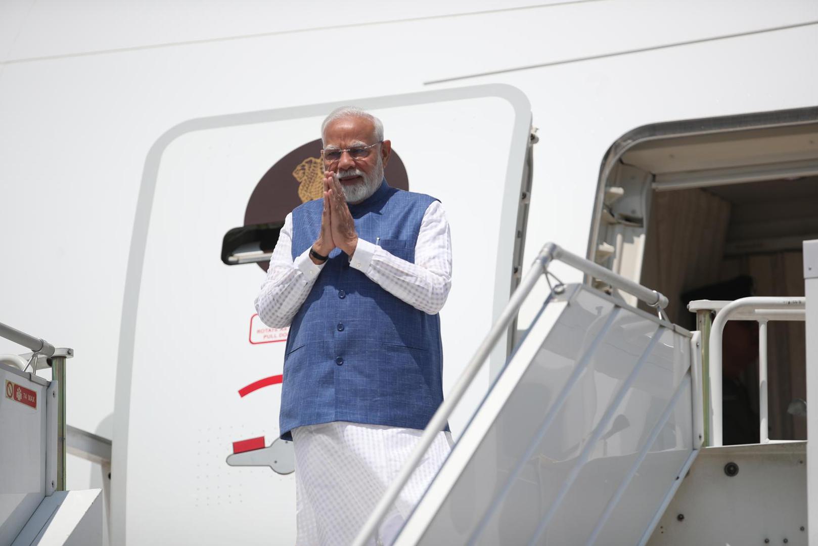 18.06.2025., Zagreb - Dolazak predsjednika Vlade Republike Indije Narendre Modija u Zracnu Luku "Franjo Tudjman" Photo: Slavko Midzor/PIXSELL