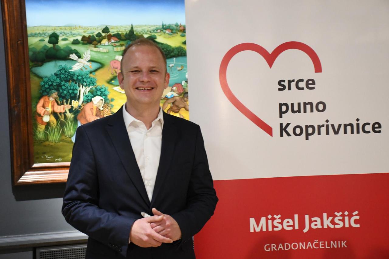 Gradonačelnik Koprivnice Mišel Jakšić objavio svoju kandidaturu za novi mandat