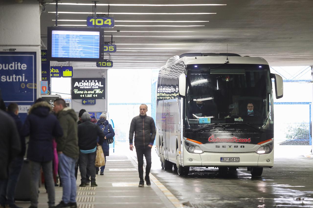 Autobusni kolodvor u Zagrebu