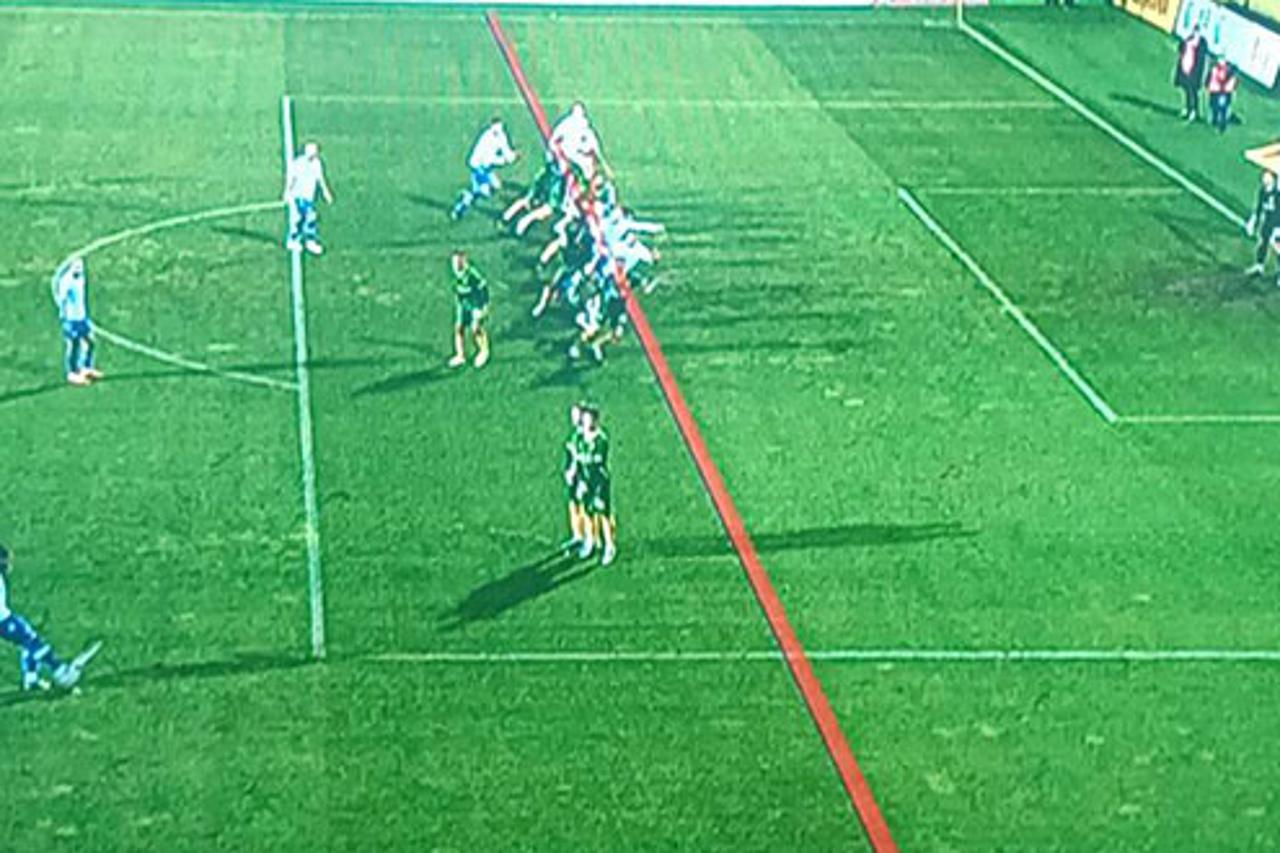 Zaleđe zbog kojeg je poništen gol Melnjaka Istri
