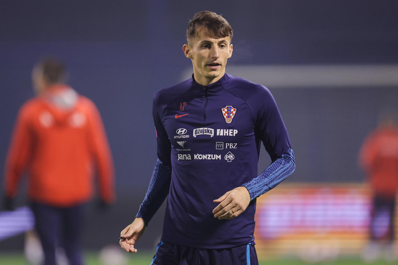 Zagreb: Trening hrvatske nogometne reprezentacije