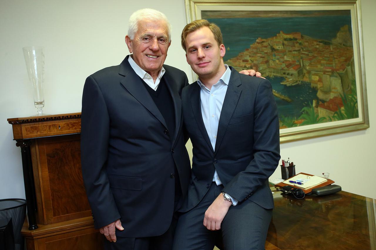 28.12.2016., Zagreb - Marinko i Luka Zadro, clanovi Uprave tvrtke Dalmacijavino. Photo: Jurica Galoic/PIXSELL