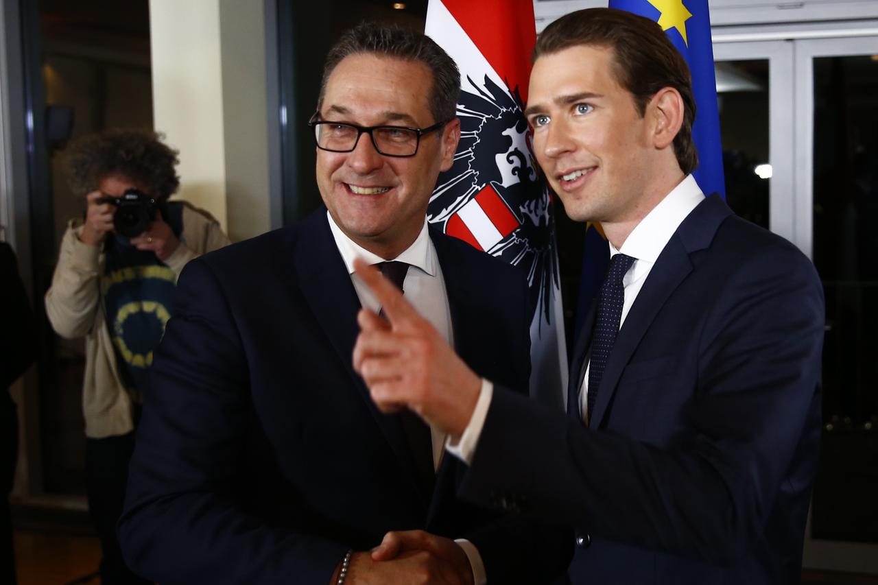 Sebastian Kurz i Heinz-Christian Strache