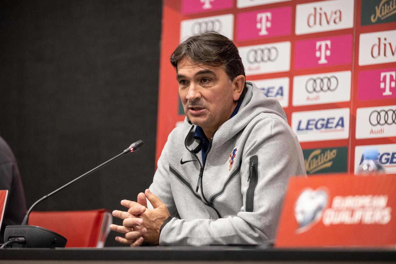 Podgorica: Konferencija za medije nogometne reprezentacije Hrvatske