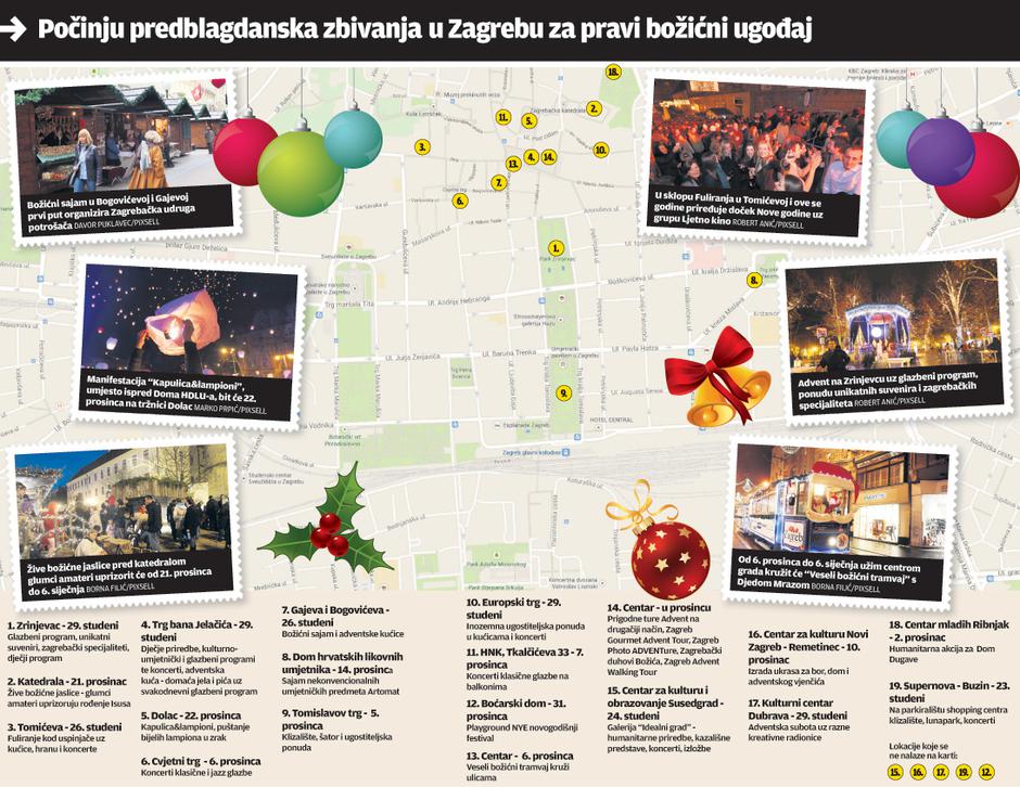 advent Zagreb karta