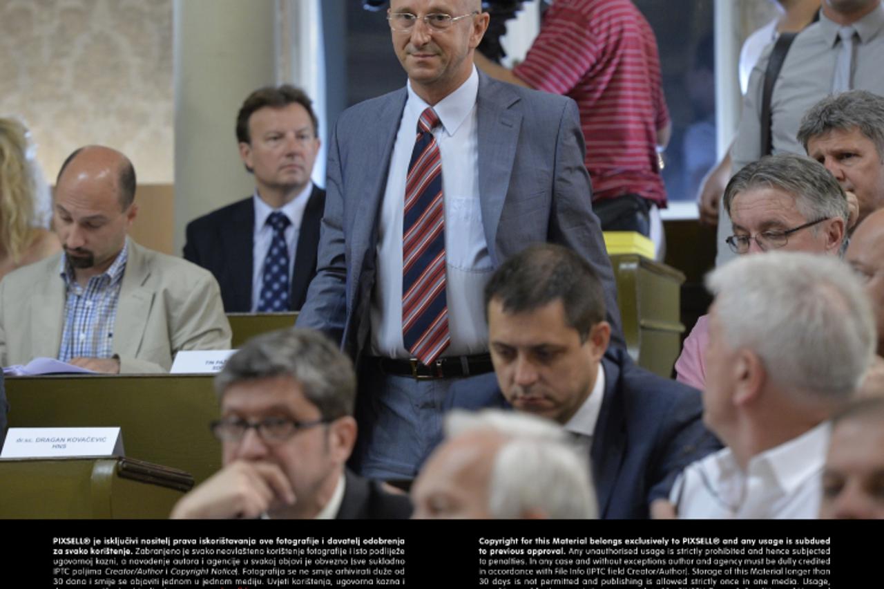 '04.07.2013., Zagreb - Sjednica Gradske skupstine u Starogradskoj vijecnici.  Photo: Marko Lukunic/PIXSELL'