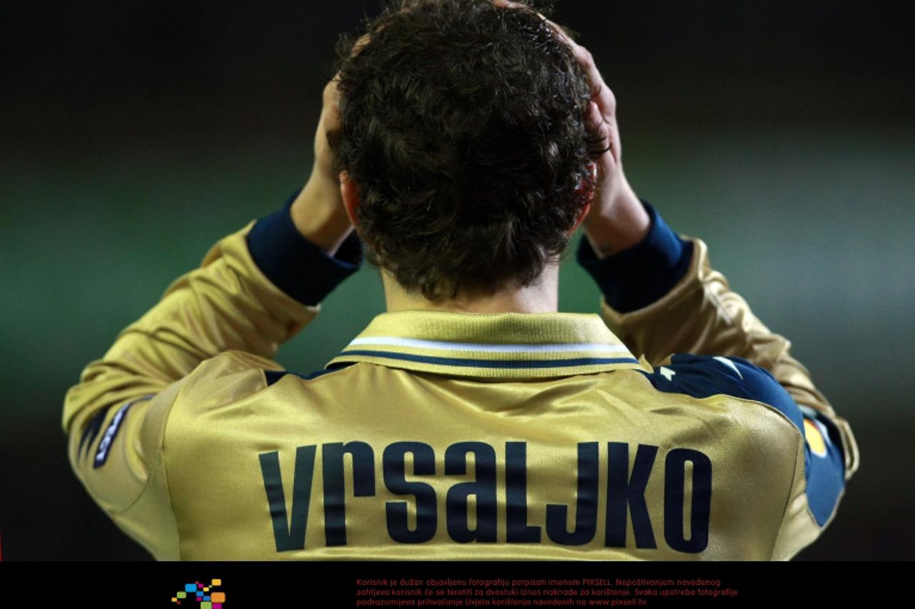 '04.11.2010., stadion Jan Breydel, Brugge, Belgija - Europska liga, skupina D, Club Brugge - Dinamo Zagreb. Sime Vrsaljko.  Photo: Sanjin Strukic/PIXSELL'