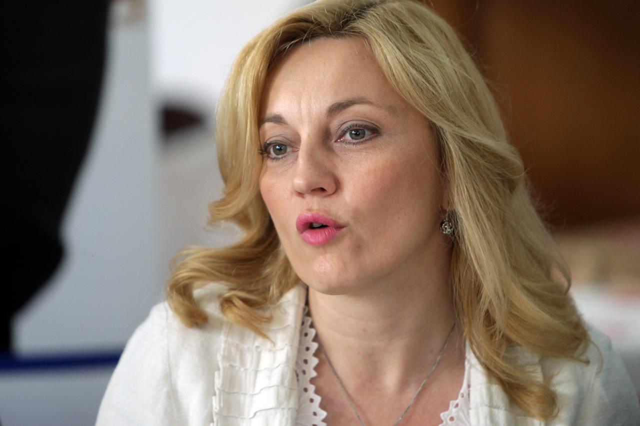 12.06.2015., Zagreb - Hrvatska kuca Materina prica, otvaranje natjecaja za izbor najboljeg mladog poljoprivrednika/cu u Hrvatskoj. Marijana Petir, organizatorica i ambasadorica natjecaja. Photo: 