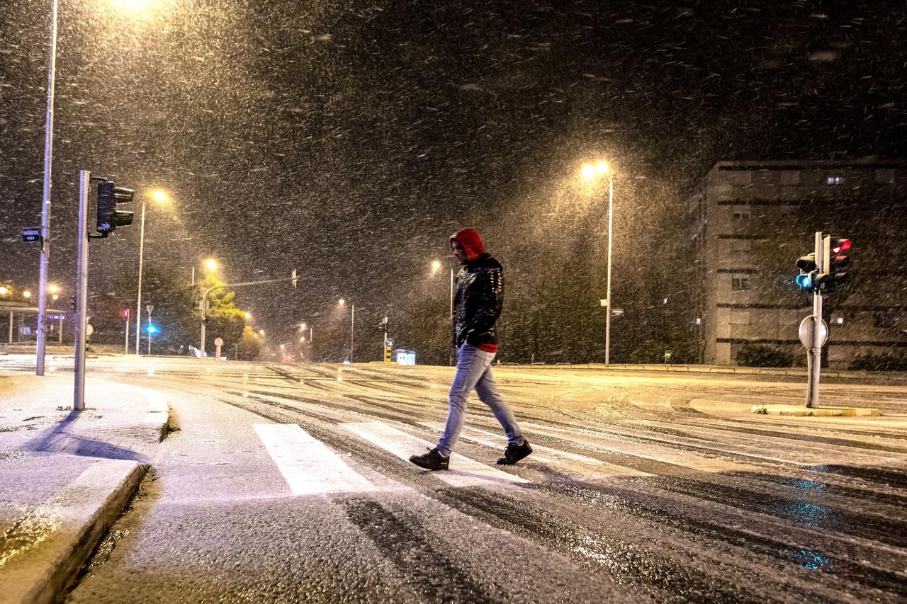 Split: Jak snijeg zabijelio Split i okolicu